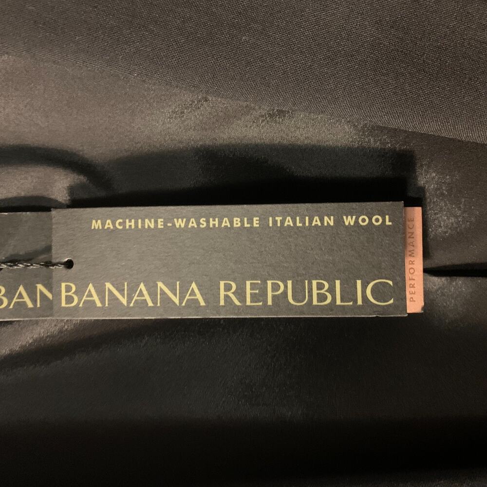 Banana Republic Women's Classic Blazer Size 12 NEW Black Washable Wool Office - Picture 8 of 13